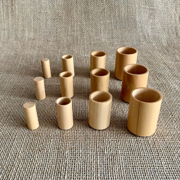 BLUE ORANGE GAMES GOBBLET All Wood Tic Tac Toe Stacking Game Award Winning - Picture 11 of 15